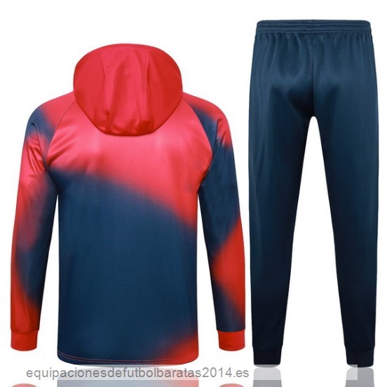Nuevo Conjunto Completo Chaqueta Con Capucha Niños Paris Saint Germain 23/24 Rojo Azul Baratas